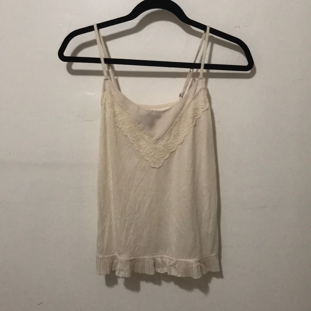 Cream/Lace Top